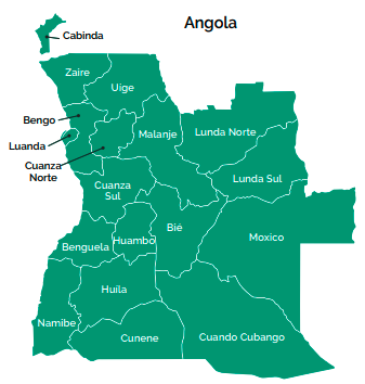 Angola map 