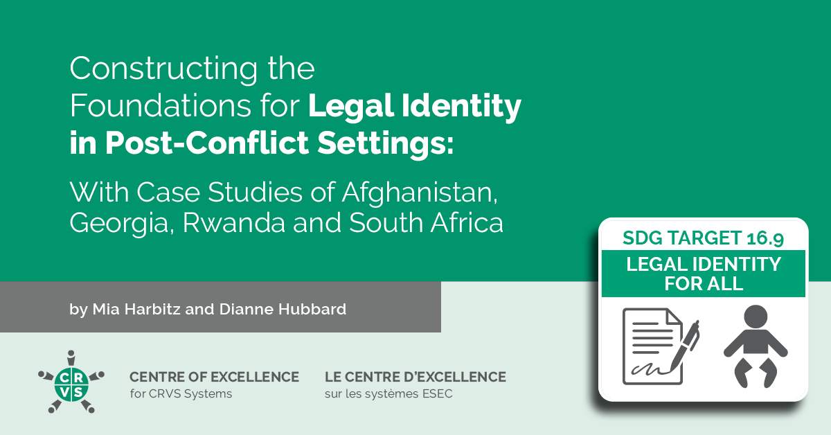 Webinar: Constructing the foundations for legal identity in post conflict  situations